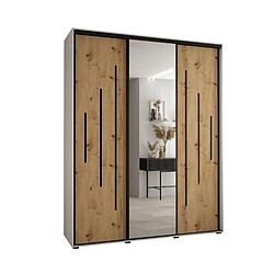 Abiks Meble Armoire Davos 13 À Portes Coulissantes 235,2/190/45 3 Portes