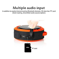 Universal Haut-parleur Bluetooth portable haut-parleur de subwoofer pour les activités de chanteur | Subwoofer (orange)