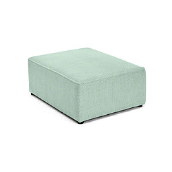 Bestmobilier Topaze - pouf - en velours texturé