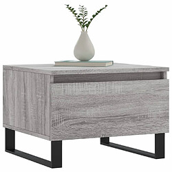 Avis Maison Chic Lot de 2 Tables basses,Table Console pour salon sonoma gris 50x46x35 cm bois d'ingénierie -MN95784