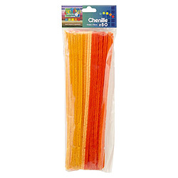 Avis Vaessen Creative Fils Chenille, Nylon, Orange, 0,8 x 30 cm