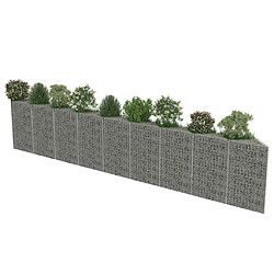 Acheter vidaXL Mur de gabion Acier galvanisé 630x30x100 cm