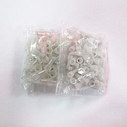 Lot de 200 pcs Fin Cap Fermé 22-18AWG/22-14AWG à Sertir Connecteur Nylon Fil Fermé Fin Cap