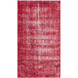 Vidal Tapis de laine 201x112 rouge Ultra Vintage