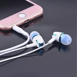 Avis Wewoo Écouteur intra-auriculaire 3.5mm écouteurs filaires stéréo son casque basse en métal avec micro pour téléphone intelligent or