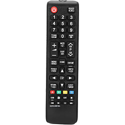 SANAG Telecommande, Telecommande Universelle Noire De Remplacement Compatible Pour Aa59-00818A-Tv-Remote, Tous Les Modèles De Televiseurs Intelligents Lcd Led Hdtv