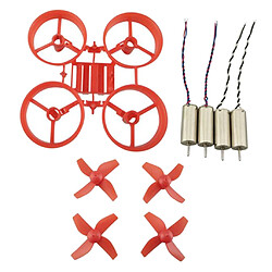 RC Quadcopter Frame Hélices CW CCW Motor Set Pour JJRC H36 RC Drone Rouge