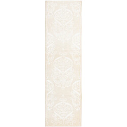 Vidal Tapis de couloir en laine 297x84 beige Darya