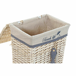 Avis Set de basket DKD Home Decor 47 x 35 x 56 cm Polyester Spirales (5 Unités)