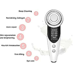 Avis Chrono Instrument de beauté EMS masseur facial maison de massage facial(Blanc)