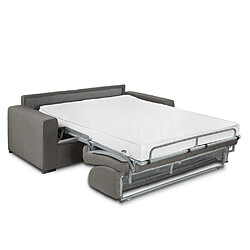 Acheter Inside 75 Canapé lit 2-3 places DREAMER convertible EXPRESS 120cm neo gris silver matelas 16 cm