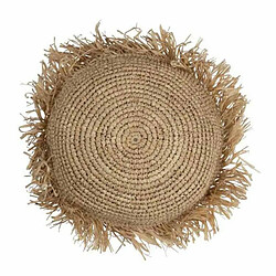 Paris Prix Coussin Déco en Raphia Jeff 40cm Naturel