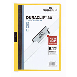 DURABLE Chemise à clip DURACLIP ORIGINAL 30, A4, jaune ()