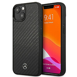 Ozzzo original faceplate coque mercedes mehcp13srcabk pour iphone 13 mini (carbon fiber dynamic / noir)