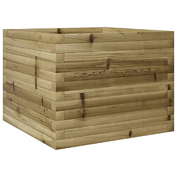 vidaXL Jardinière 60x60x45,5 cm bois de pin imprégné