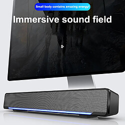 Avis Universal Haut-parleurs audio pour ordinateurs, haut-parleurs de bureau, subwoofers, ordinateurs portables, multimédias, petits haut-parleurs détachés, haut-pareilleurs à barre, systèmes de cinéma à domicile, haut-parleurs TV(Le noir)