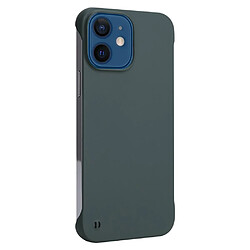 Coque en TPU ENKAY mat, caoutchouté vert noirâtre pour votre iPhone 12 mini 5.4 pouces