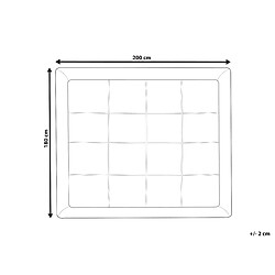 Avis Beliani Surmatelas AIZKORRI 180 x 200 cm