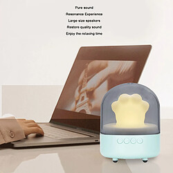 Acheter ComfortXL Enceinte bluetooth cute cat claw night light, boîte de son multifonctionnelle pour bureau, soirée à domicile - bleu clair