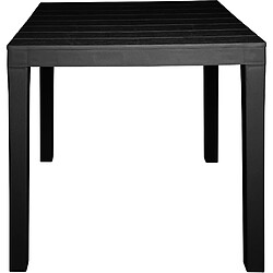 Alter Table carrée modulable, Made in Italy, 78 x78x72 cm, couleur Anthracite