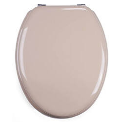 MSV Abattant Wc MDF Beige - Charnières Inox