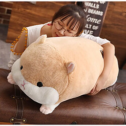 Acheter Universal 50cm mignon hamster souris peluche peluche douce oreiller animal mains chaudes mignon enfant bébé jouet cadeau de Noël pour les enfants | animaux en peluche (brun clair)