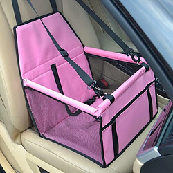 Justgreenbox Sac de transport pour siège d'auto pour chien, Rose, 40x30x25cM