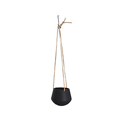 Present Time Cache-pot design suspendu small Skittlie - H. 66 cm - Noir