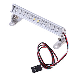 Acheter 93mm longueur 12 leds toit lumières barre pour 1/16 1/12 camions rc b blanc bleu rouge