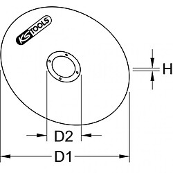 Avis KS TOOLS 515.5057 Disque à tronçonner 1,5mm diam 76mm pour 515.5060 (x50)