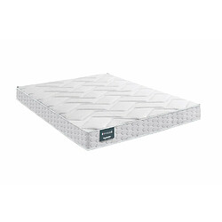 Inside 75 Ensemble Dunlopillo 140*200 cm EUGEN 2 20 cm matelas sommier déco jeu de 4 pieds gris