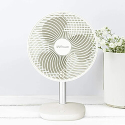 Ventilateur de Table de Bureau USB, Mini Ventilateur à batterie au lithium, Ventilateur portable de Bureau