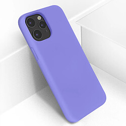 Avizar Coque Apple iPhone 12 Pro Max Semi-rigide Soft Touch Compatible QI violet