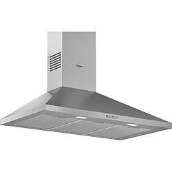 Hotte décorative murale 90cm 360m3/h inox - dwp94bc50 - BOSCH