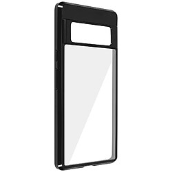 Avizar Coque Google Pixel 6 Pro Coins Renforcés Dos transparent Contour Noir