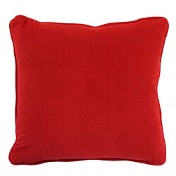 Thedecofactory VELVET - Coussin en velours rouge 40x40