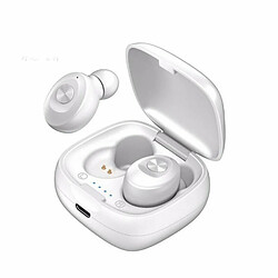 Portable Tws Intra-Auriculaire Dual Access 5.0 Bluetooth Mini Dual Ear Sports Charging Bay Noir pas cher