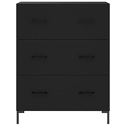 Acheter vidaXL Buffet noir 69,5x34x90 cm bois d'ingénierie