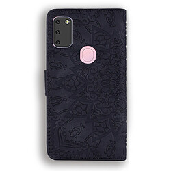 Avis Wewoo Housse Coque Pour Galaxy M30s Motif mollet Mandala Double pliage Design Etui en cuir gaufré avec porte-monnaie et support & fentes cartes Noir