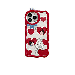 GUPBOO Étui pour iPhone13 Love Princess Alice Bracelet de coque de téléphone mignon