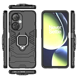 Htdmobiles Coque pour OnePlus Nord CE 3 5G / CE 3 Lite 5G - housse etui rigide anti choc + verre trempe - NOIR