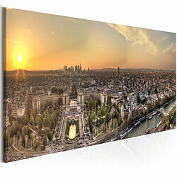 Paris Prix Tableau Imprimé View From Eiffel Tower Narrow 40 x 120 cm