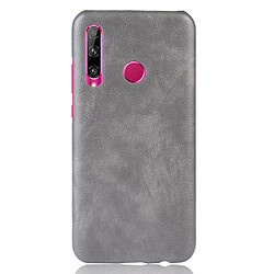 Wewoo Coque PC antichoc Litchi Texture PC + PU pour Huawei Honor 10i / 20i Gris