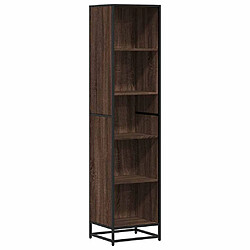 vidaXL Bibliothèque chêne marron 40x35x170,5 cm bois d'ingénierie