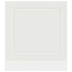 Avis vidaXL Panneau de lave-vaisselle Porto blanc 60x1,5x67 cm