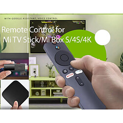 SANAG Telecommande Pour Xiaomi Mi Tv Stick 4S 4K 4X, Remplacement Remote Contrôle Pour Xiaomi Mi Tv Stick Avec Bluetooth Et Contrôle Vocal