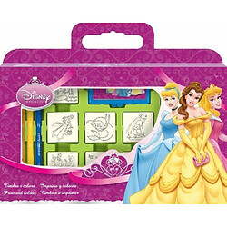 Multiprint - 7660 - Loisirs Creatif - Valisette 7 Tampons - Disney Princesses