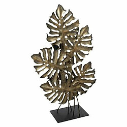 Décoration à Poser Feuille Monstera 57cm Bronze