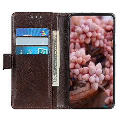 Acheter Wewoo Housse Coque Pour Galaxy S11E Boucle en cuivre Nappa Texture cuir à rabat horizontal avec support et fentes cartes et portefeuille café