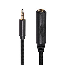 Adaptateur En Cuivre Pur Jack Audio Stéréo 3,5 Mm Mâle à 6,35 Mm Femelle 1,5 Mètre pas cher